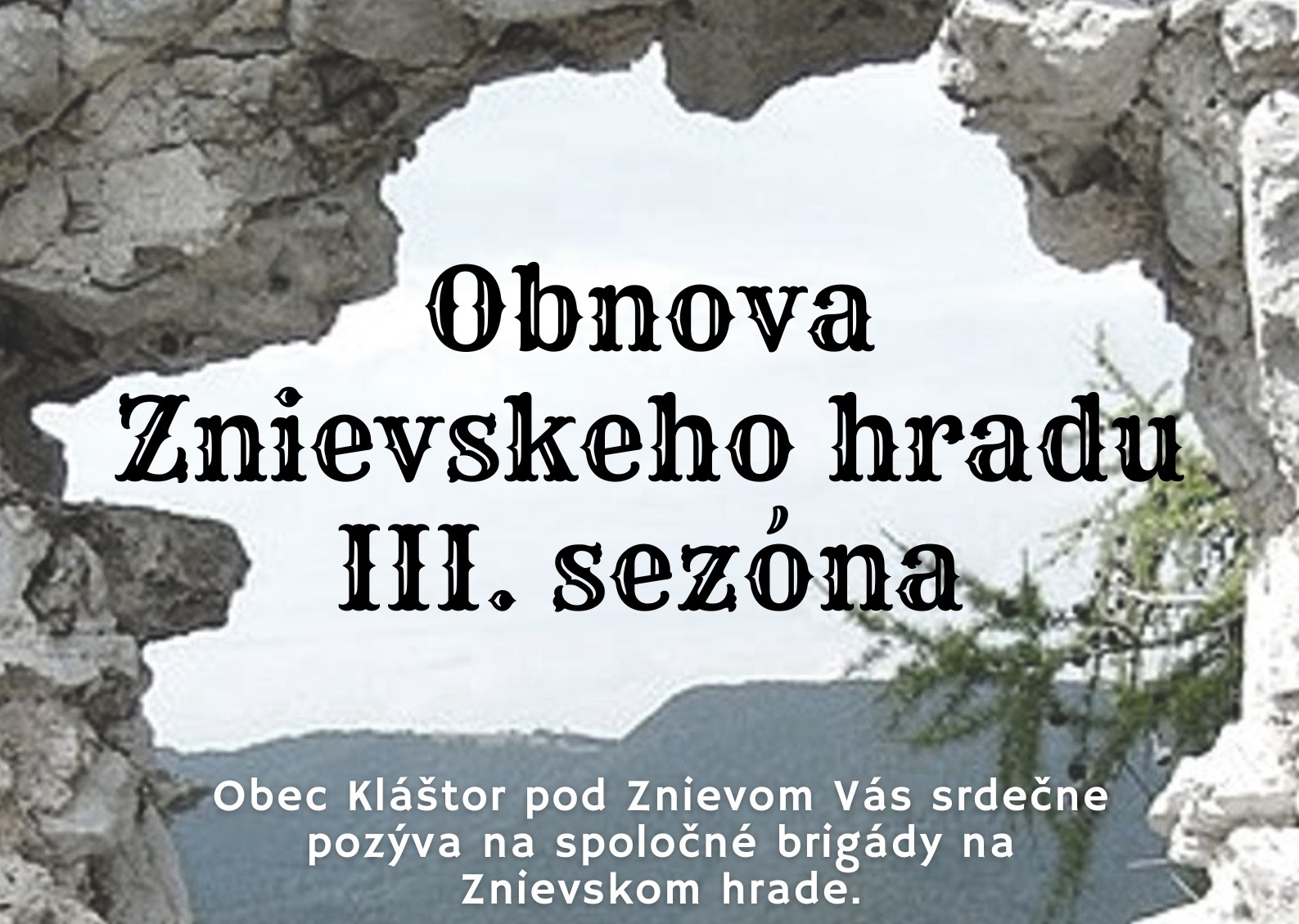 Pozvánka na brigádu - archeologický výskum