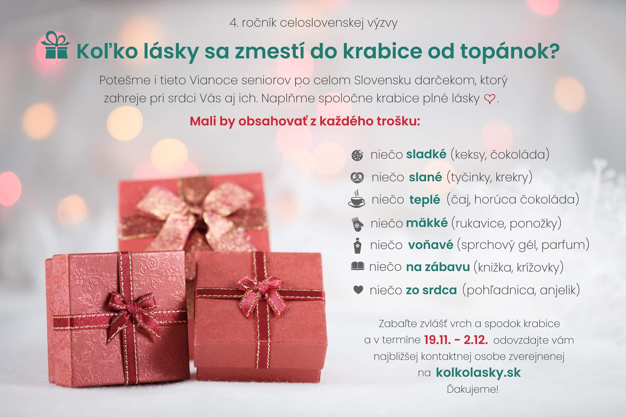 Koľko lásky sa zmestí do krabice od topánok?